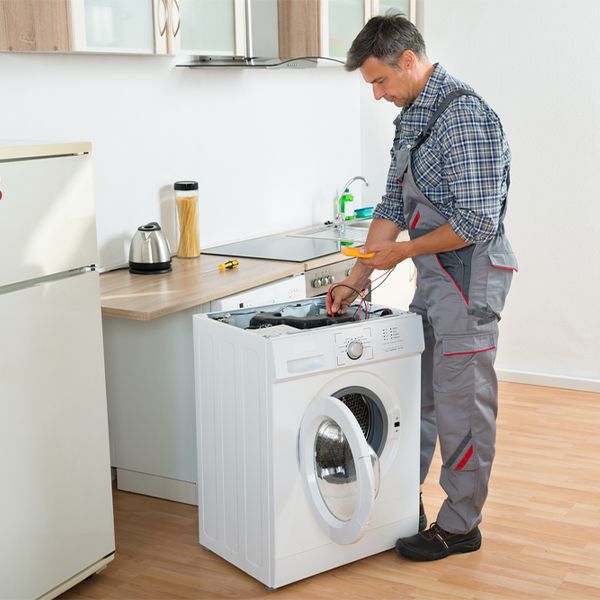 can you walk me through the steps of troubleshooting my washer issue in Kiowa County KS